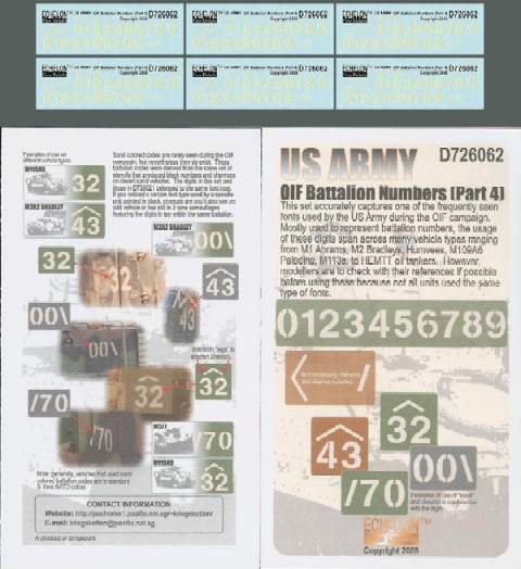 US Army OIF Battalion Numbers Pt.1