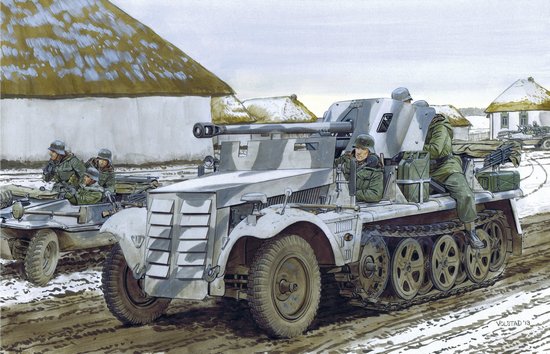 WWII German 5cm PaK 38 auf Zugkraftwagen 1t - Smart Kit