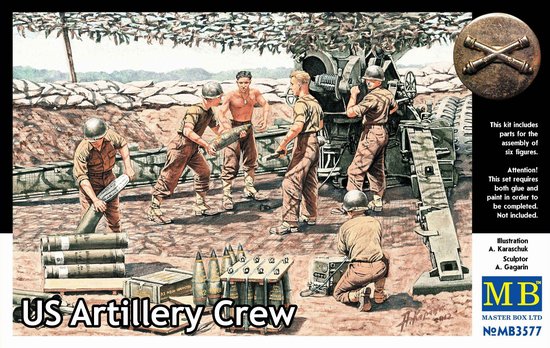 U.S. Artillery Crew - 6 Figure Set