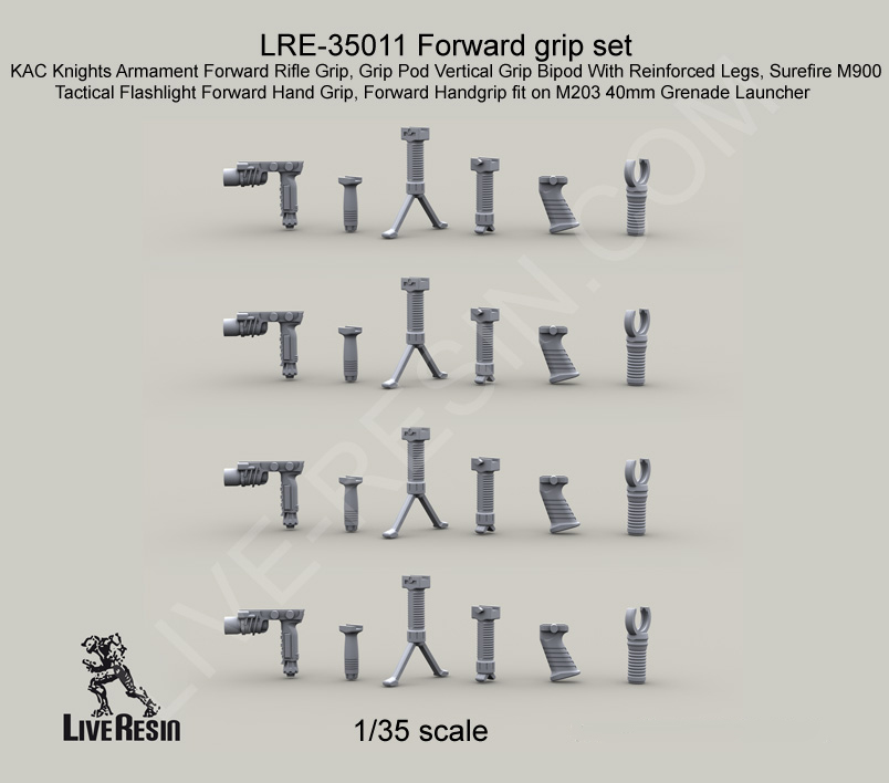 Forward grip set