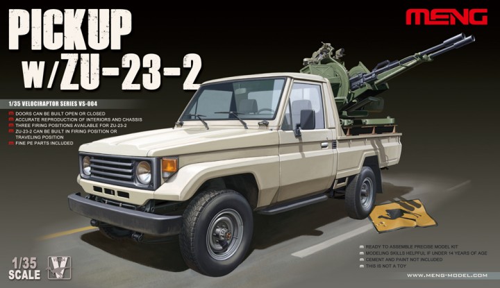 Pickup Truck with ZU23-2 Gun