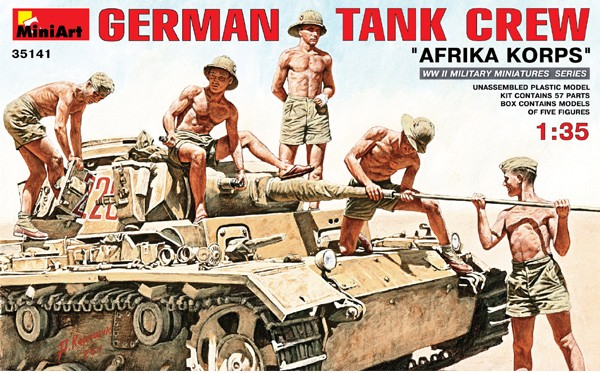 WWII German Tank Crew Afrika Korps (5)