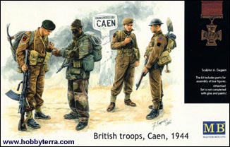 WWII British Troops Caen 1944