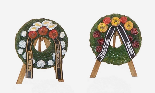 Funeral Wreaths with Easels