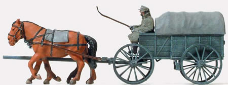 German Reich Horse Drawn Field Wagon 1939-45
