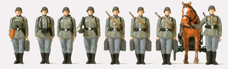 German Reich Infantry Riflemen w/Mortar 1939-45