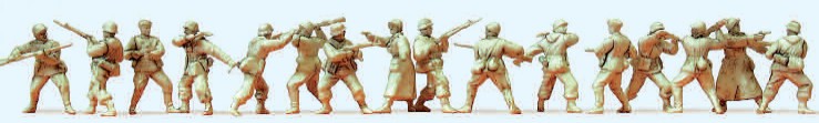 Russian & German Reich Soldiers Close Combat Winter Dress 1943-45