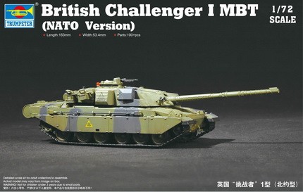 Modern British Challenger I Main Battle Tank NATO Version