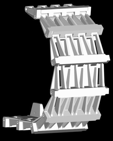 WWII German Karl Late Workable Track Link Set (190 Links)