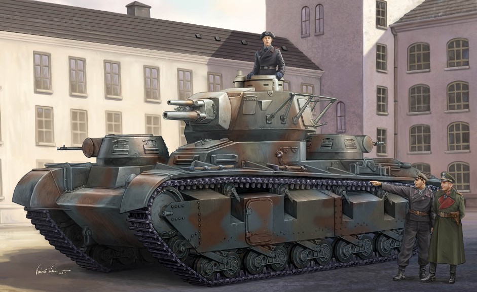 WWII German Neubaufahrzeug Rheinmetall Tank