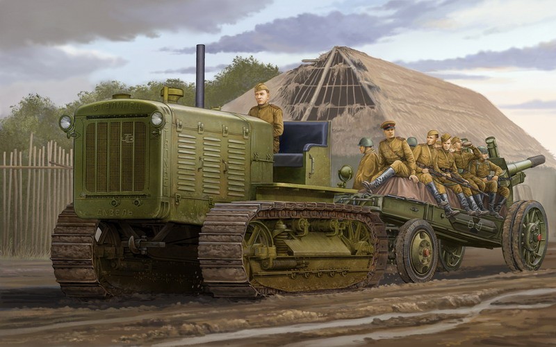 Russian ChTZ S65 Tractor