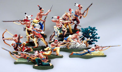 French & Indian War: Woodland Indians #1 (12 pcs.)
