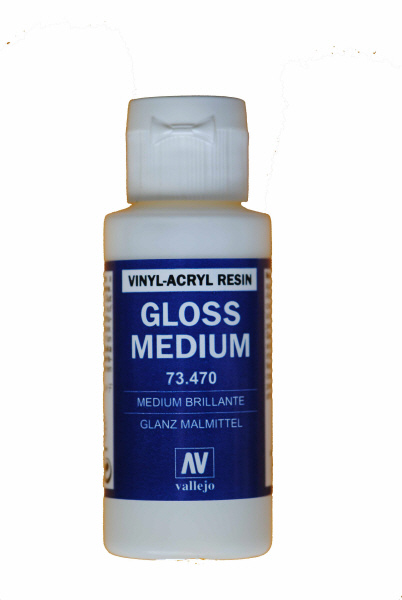 Vallejo Gloss Medium 60ml. Bottle