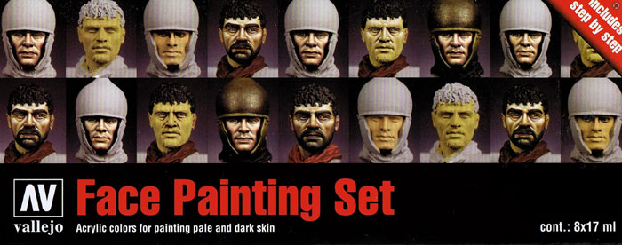 Face paint: soldier step-by-step