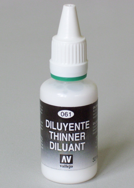 Vallejo Airbrush Thinner 32ml. Bottle