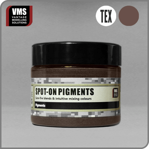 VMS Spot-On Pigment - No. 10 Dark Brown Earth TEXTURED