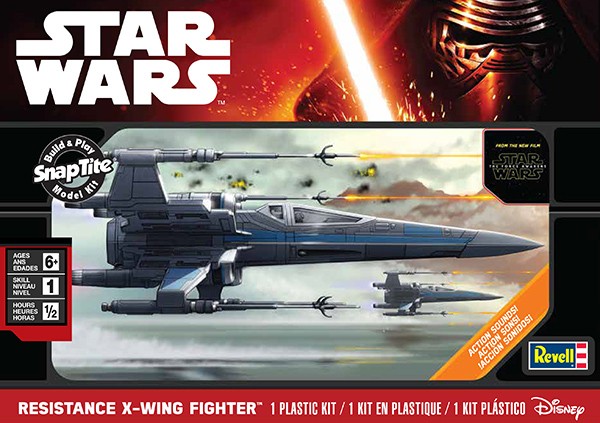Star Wars The Force Awakens: Resistance X-Wing Fighter w/Sound (Snap)