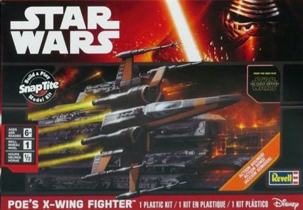 Star Wars The Force Awakens: Poes X-Wing Fighter w/Sound (Snap)