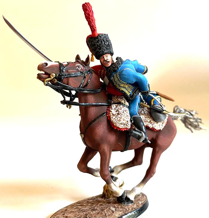 HM Miniatures French Napoleonic Hussar 9th Regt. 