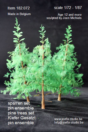 Pine Trees 1/72nd Scale (Set of 3)