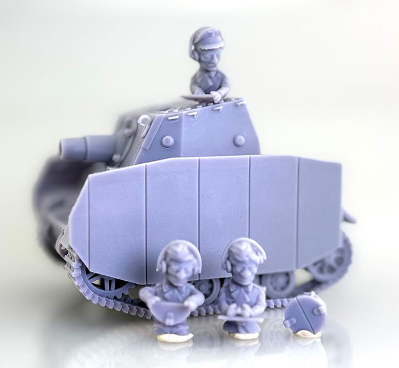 Toonkreig German Sturmpanzer (Brummbar) w/Sideskirts