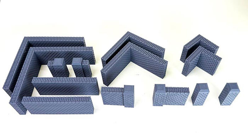 ToonKrieg ToonTown Brick Garden Wall Set