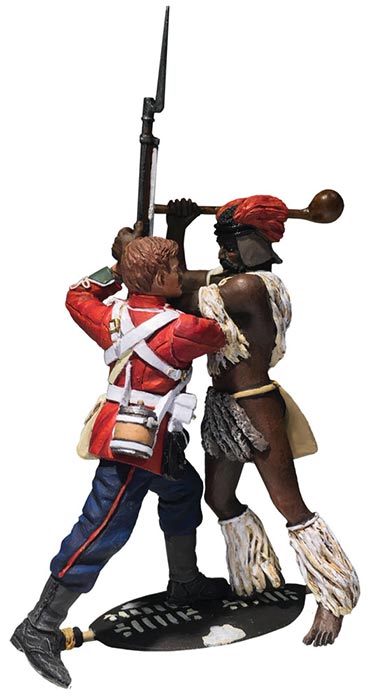 The Struggle - Zulu Warrior and British 24th Foot Hand-to-hand Set