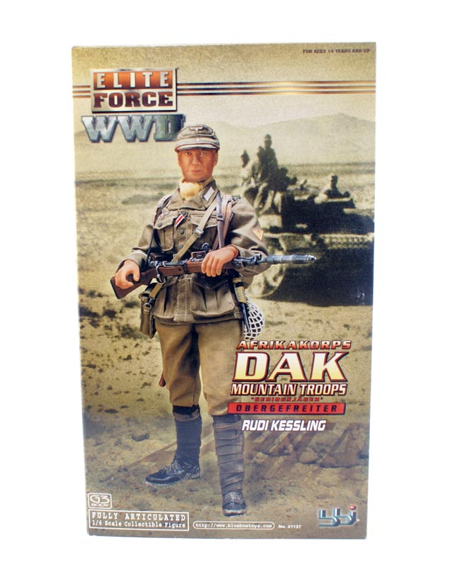 Blue Box Elite Force DAK Africa Corp #21137 12 Inch Action Figure NIB 1 Available OOP