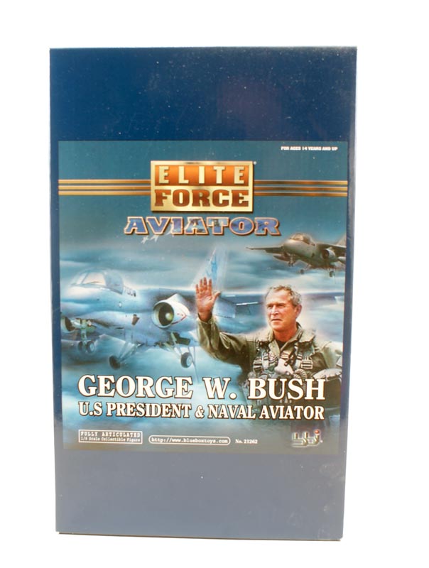 Blue Box Elite Force George Bush Naval Aviator #21262 12 Inch Action Figure NIB 1 Available OOP