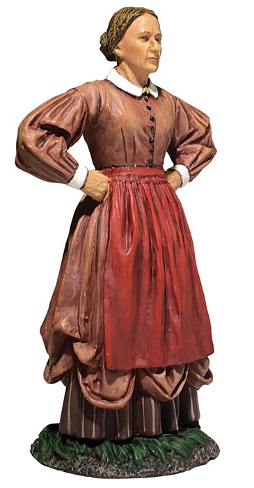 Middle-Aged Woman Standing, Mrs. Johnson