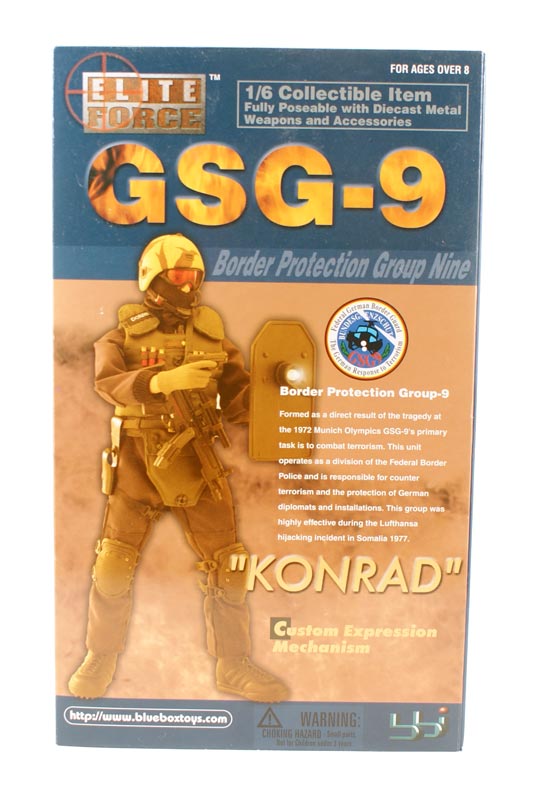 Blue Box Elite Force GSG-9 #34220 12 Inch Action Figure NIB 1 Available OOP