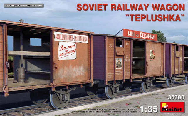 WWII Soviet Railway Wagon 