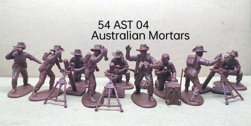 WWII Australian Mortars (Bush Hat, pinned)