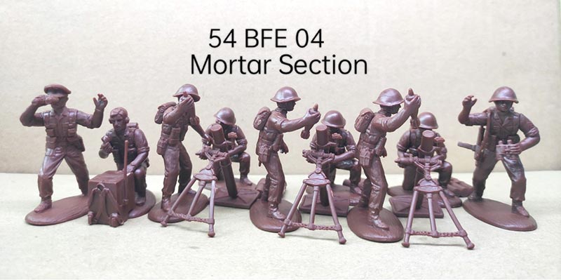 WWII US Infantry Mortar Section 60MM Expeditionary Force Toy Soldier 