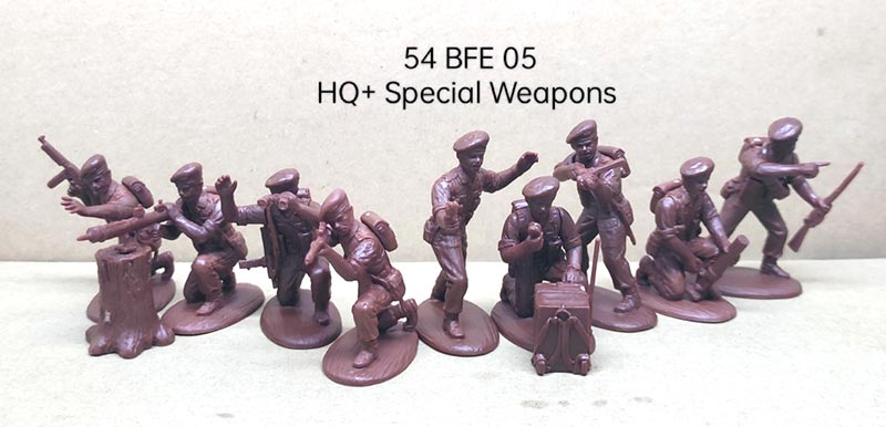 WWII British Coy HQ + Special Weapons (Beret)