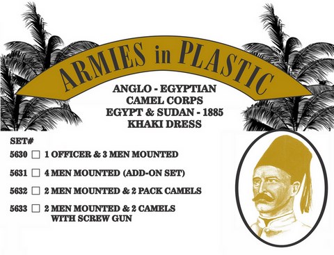 Anglo-Egyptian Camel Corps, 1885 Khaki Dress - Set 1