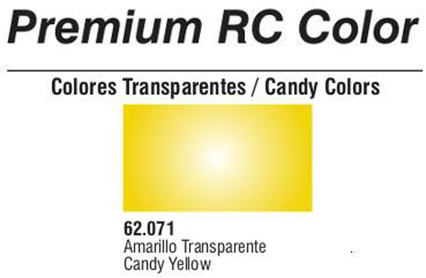 Premium Transparent Candy Yellow 60ml