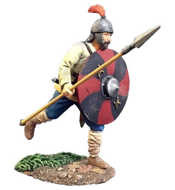 Saxon Warrior Running with Spear No.1 (Osgar)