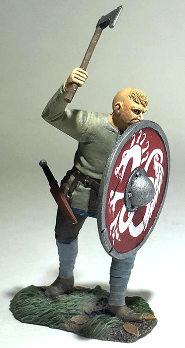 Viking Pushing with Shield (Gostav)