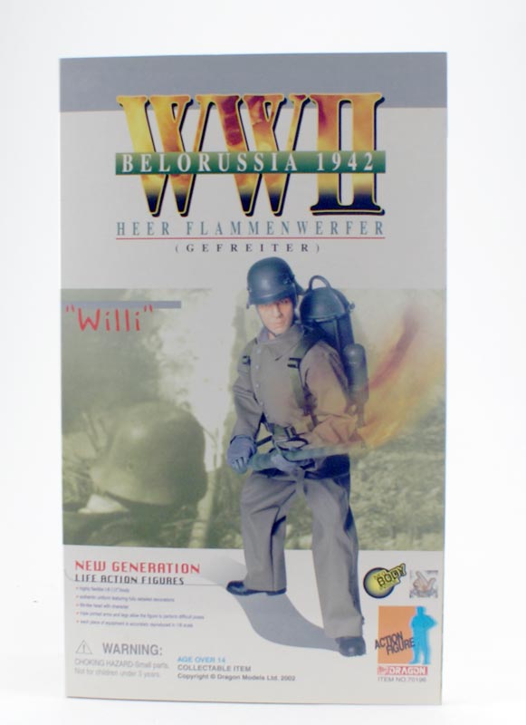Dragon Heer Flamethrower #70196 12 Inch Action Figure NIB 1 Available OOP