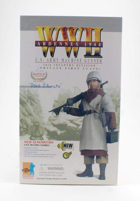 Dragon US Army Machine Gunner #70310 12 Inch Action Figure NIB 1 Available OOP