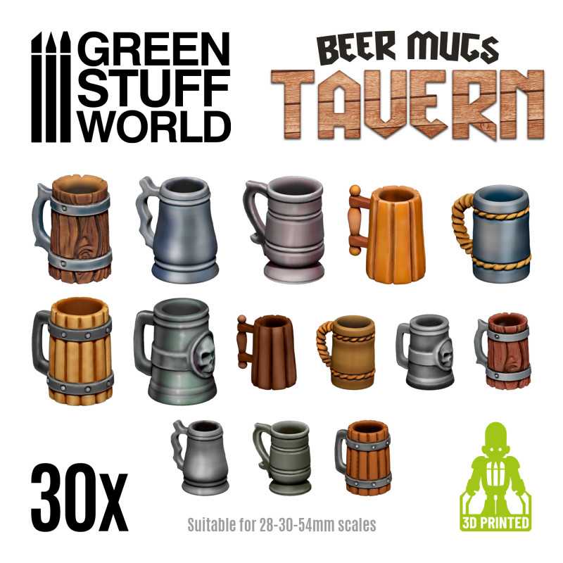 Beer Mugs - Tavern