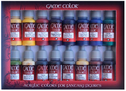 Vallejo Game Color Advanced Set - 16 Colors