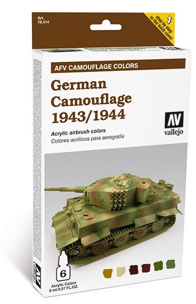 Vallejo AFV Armour Painting System: German Camouflage 1943-44 Colors S