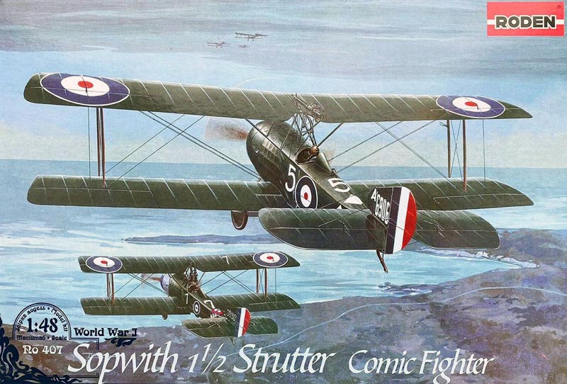 Sopwith 1-1/2 Strutter Comic WWI British Night Fighter