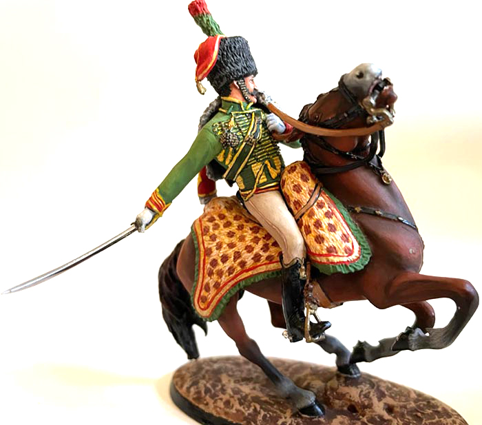 HM Miniatures French Imperial Guard Napoleonic Hussar  - MM-011