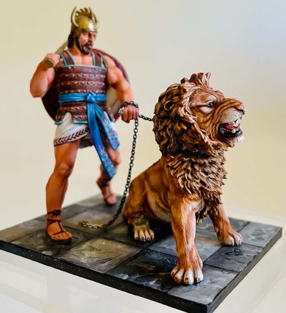 HM Miniatures Assyrian Body guard w/ Lion