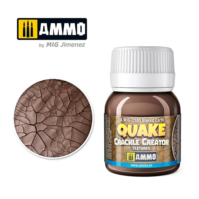 Quake Crackle Creator Textures - Baked Earth 40ml