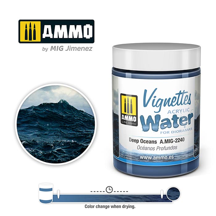 AMMO Vignettes Acrylic - Deep Oceans 100ml