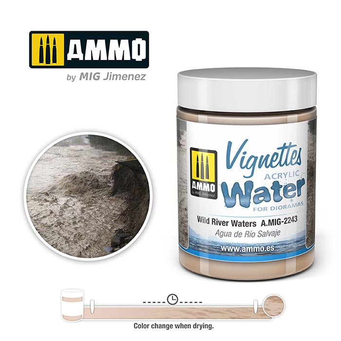 AMMO Vignettes Acrylic - Wild River Waters 100ml